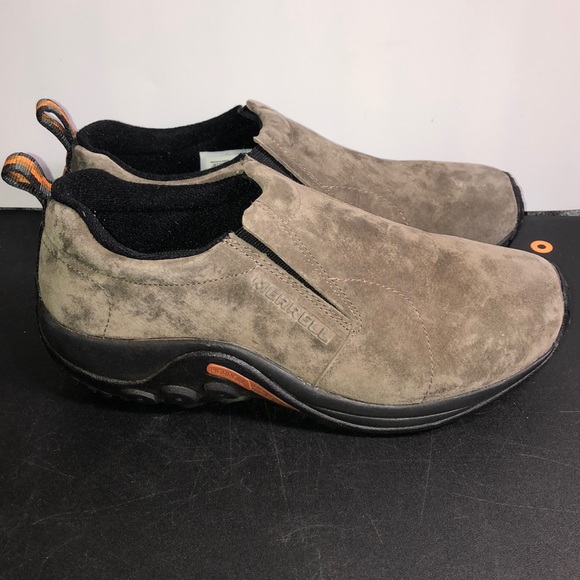 WIDE MERRELL MEN'S JUNGLE MOCCASINS GUNSMOKE GREY - Picture 14 of 16